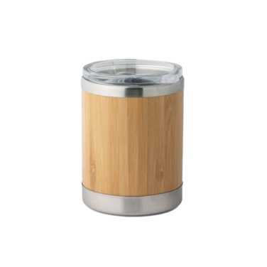 Copo térmico em bambu 350 ml