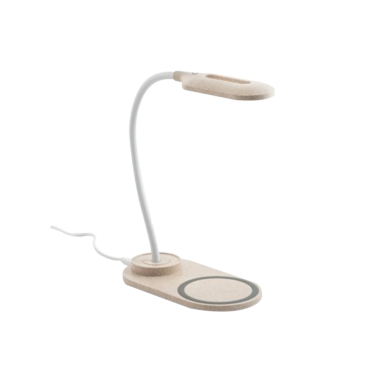 Luminária de mesa com carregador wireless