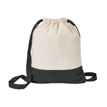 Saco mochila em algodão