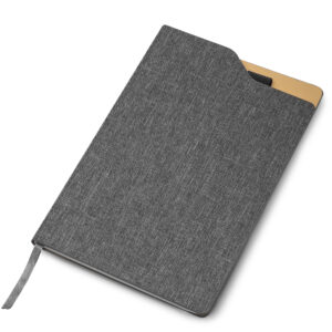 Caderno cinza
