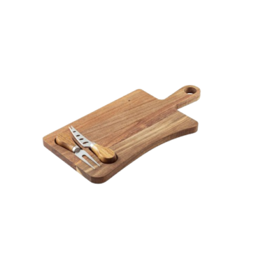 Tábua de queijos com 2 utensílios