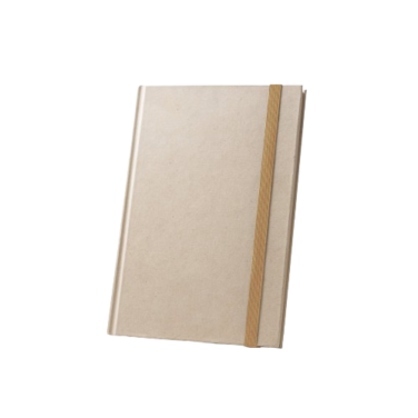 Caderno A5 de capa dura em papel à base de cana-de-açúcar