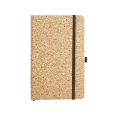 Caderno A5 de capa dura em cortiça