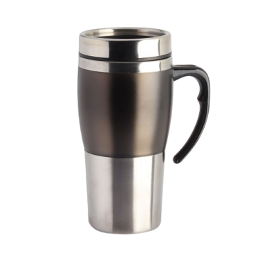 Caneca em aço inox de 400 ml
