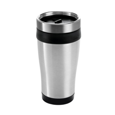 Copo térmico em aço inoxidável e PP 420 mL