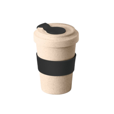 Copo para viagem em fibra de bambu (60%) e PP (40%) 500 mL