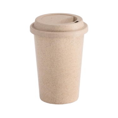 Copo para viagem em fibra de bambu (60%) e PP (40%) 450 mL