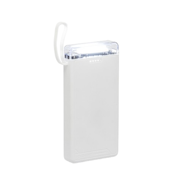 Bateria portátil de 10.000mAh com Lanterna e Multissaídas
