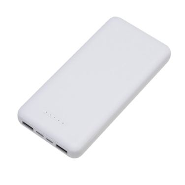 Bateria portátil de indução com 10.000mAh e indicador led de bateria