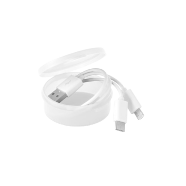 Cabo USB com conector 3 em 1