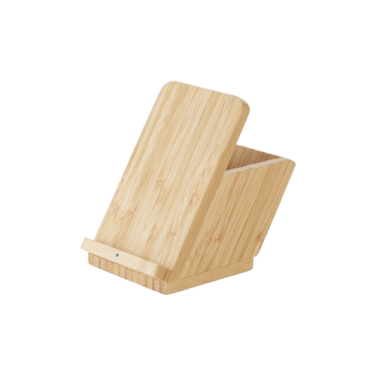 Carregador wireless em bambu