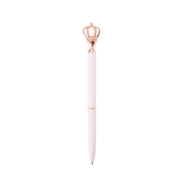 Caneta de metal coroa