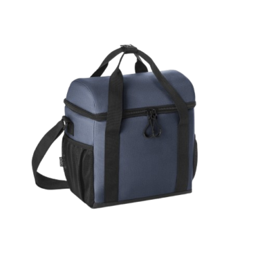 Bolsa térmica almofadada 600D em poliéster reciclado