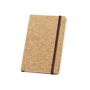 Caderno A6 de capa dura em cortiça