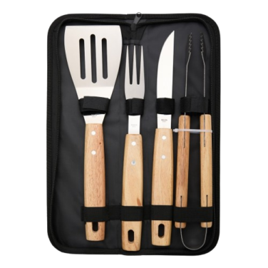 Kit churrasco com 4 peças