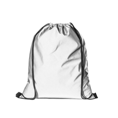 Saco mochila em poliéster refletivo