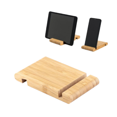 Suporte para celular em bambu