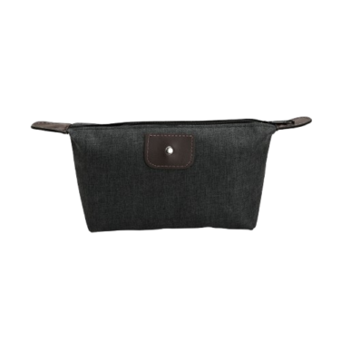 Necessaire em poliéster mesclada com PVC