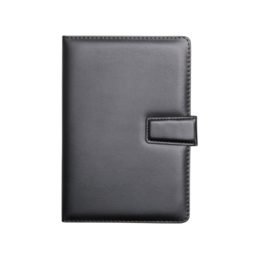 Caderno em sintético e caneta
