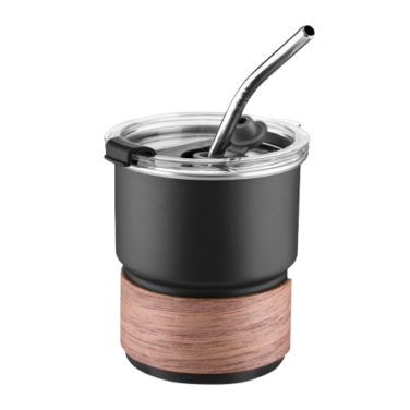 Copo em inox com canudo