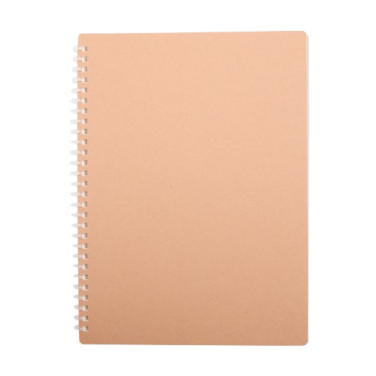 Caderno com capa em kraft