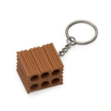 Chaveiro de plástico formato tij