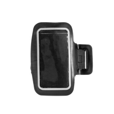 Braçadeira para celular em couro sintético