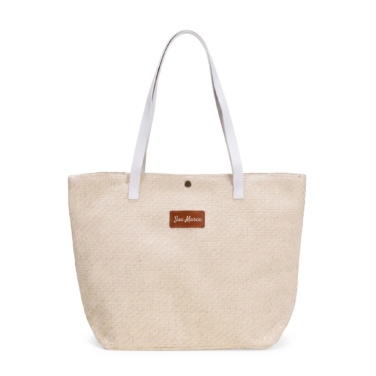 Bolsa de Palha Trançada
