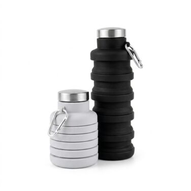 Garrafa Retrátil Silicone 500 ml