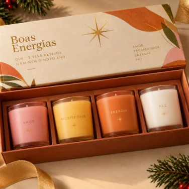 Kit Boas Energias Velas